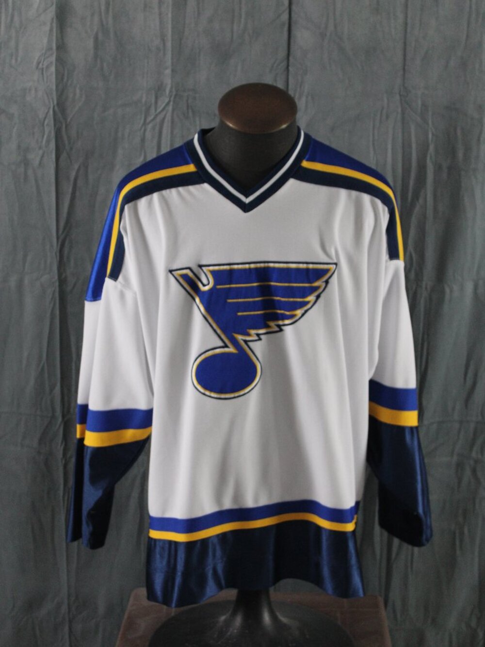 St Louis Blue Jersey (VTG) - 1990s Home Jersey by Pro Player - Men's 2XL